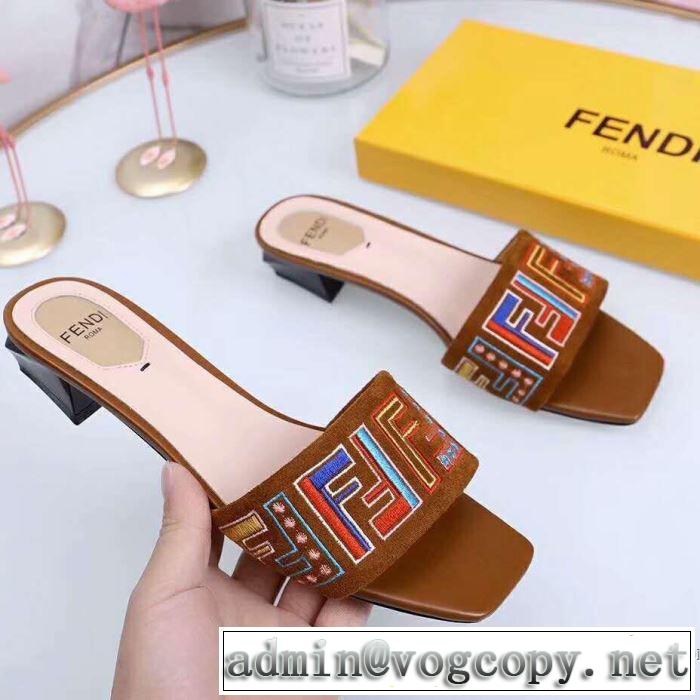 2019年春夏シーズンの人気 爽やかカジュアル人気 フェンディ FENDI サンダル 3色可選
