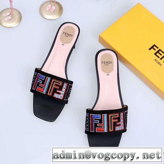2019年春夏シーズンの人気 爽やかカジュアル人気 フェンディ FENDI サンダル 3色可選