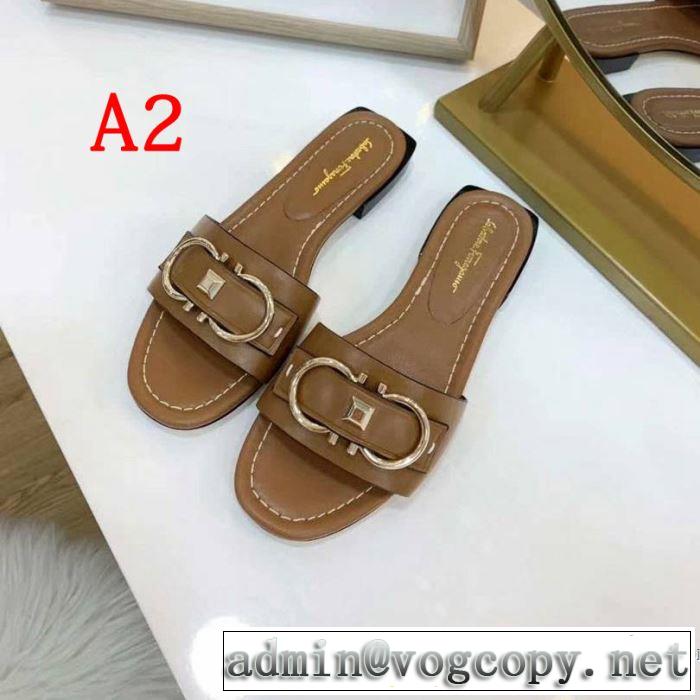 今季トレンドの限定アイテム 2019年最新ファッション サルヴァトーレフェラガモ FERRAGAMO サンダル 多色可選