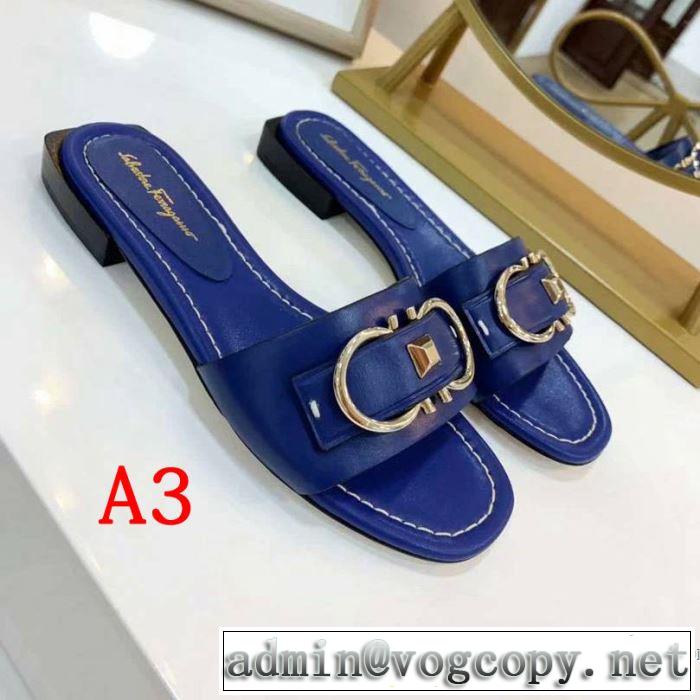 今季トレンドの限定アイテム 2019年最新ファッション サルヴァトーレフェラガモ FERRAGAMO サンダル 多色可選
