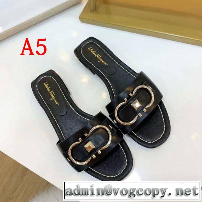 今季トレンドの限定アイテム 2019年最新ファッション サルヴァトーレフェラガモ FERRAGAMO サンダル 多色可選