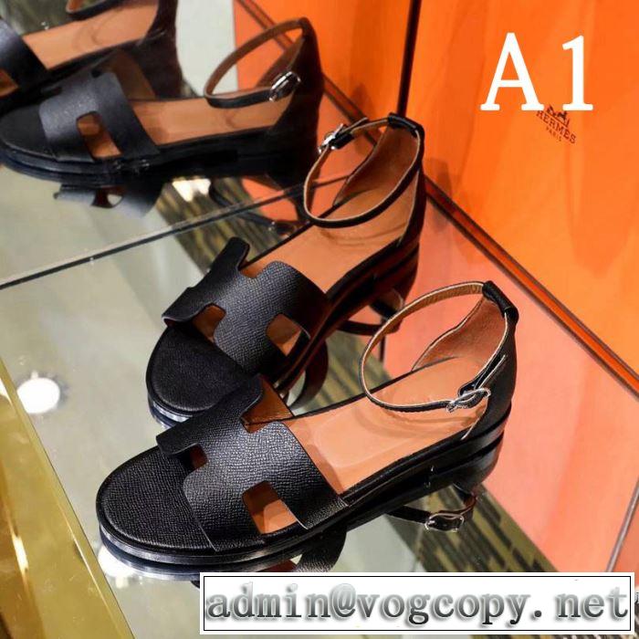 エルメス HERMES サンダル 多色可選 2019年春夏のトレンドアイテム  今季流行りの人気新作