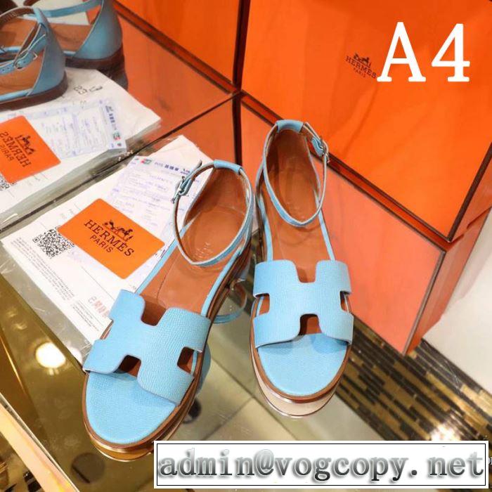 エルメス HERMES サンダル 多色可選 2019年春夏のトレンドアイテム  今季流行りの人気新作