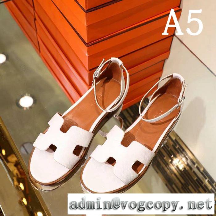 エルメス HERMES サンダル 多色可選 2019年春夏のトレンドアイテム  今季流行りの人気新作