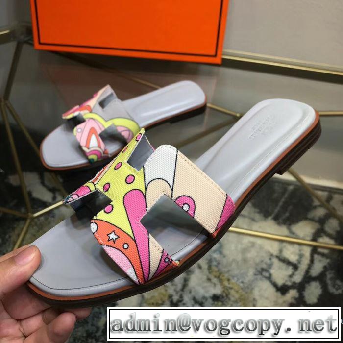 2019SSのトレンド商品 今流行のストリート上品 エルメス HERMES スリッパ 4色可選