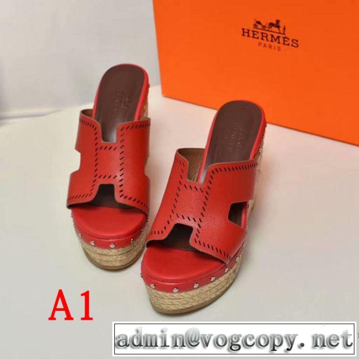 多色可選 スリッパ 人気ストリートブランド新品 2019年春夏シーズンの人気 エルメス HERMES