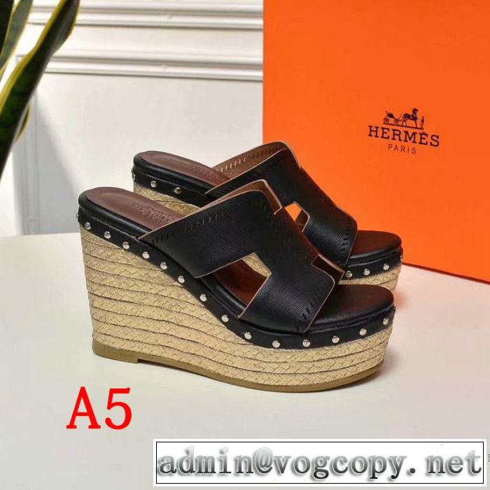 多色可選 スリッパ 人気ストリートブランド新品 2019年春夏シーズンの人気 エルメス HERMES