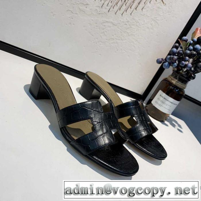 今季は特に注目ファション 2019春夏人気トレンドアイテム エルメス HERMES スリッパ 4色可選