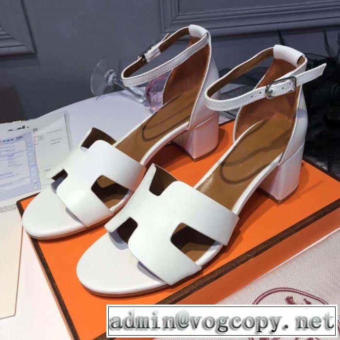大人の可愛さを引き立て 2019年春夏流行ファッション エルメス HERMES サンダル 3色可選