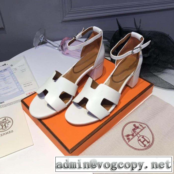 大人の可愛さを引き立て 2019年春夏流行ファッション エルメス HERMES サンダル 3色可選