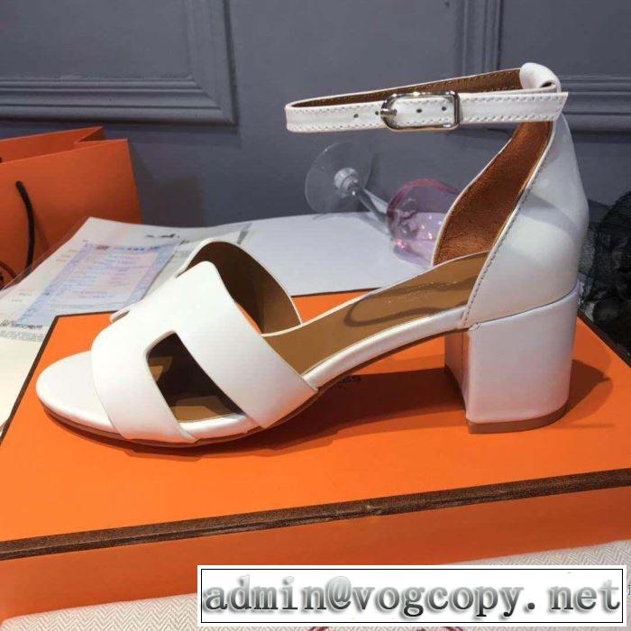 大人の可愛さを引き立て 2019年春夏流行ファッション エルメス HERMES サンダル 3色可選