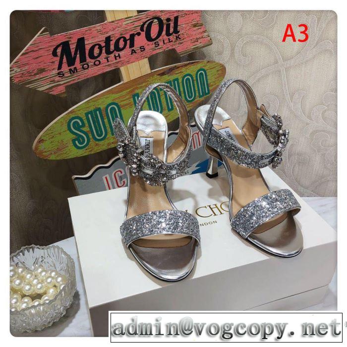 ジミーチュウ JIMMY CHOO サンダル 3色可選 2019年春夏のトレンドアイテム 今季流行りの人気新作