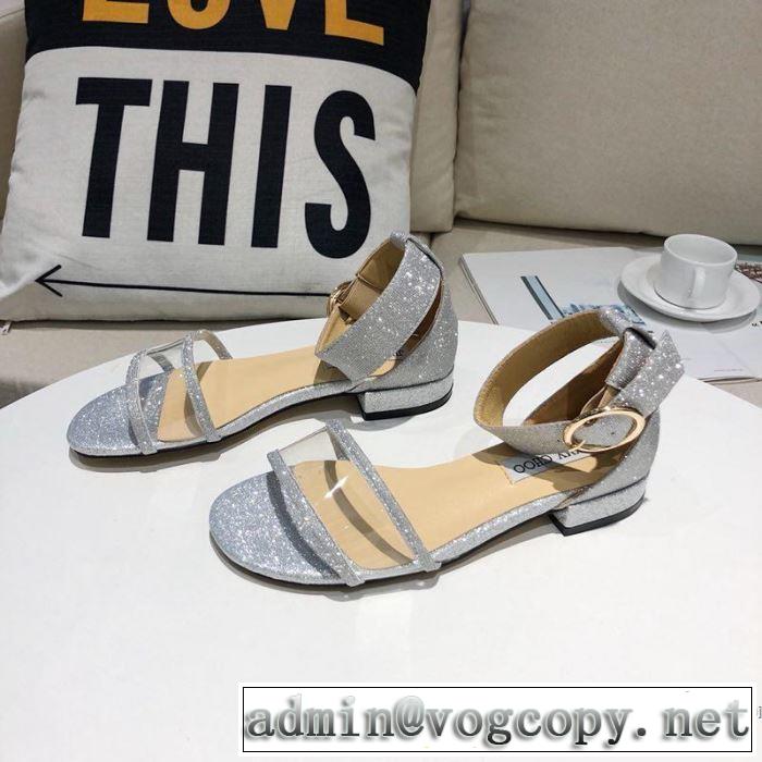 2019春夏も引き続きトレンド ジミーチュウ JIMMY CHOO サンダル 3色可選 春夏のトレンドアイテム