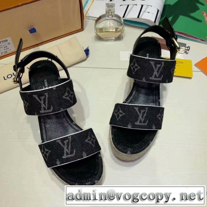 2019夏ファション新品 まずは定番！人気アイテム ルイ ヴィトン LOUIS VUITTON サンダル 3色可選