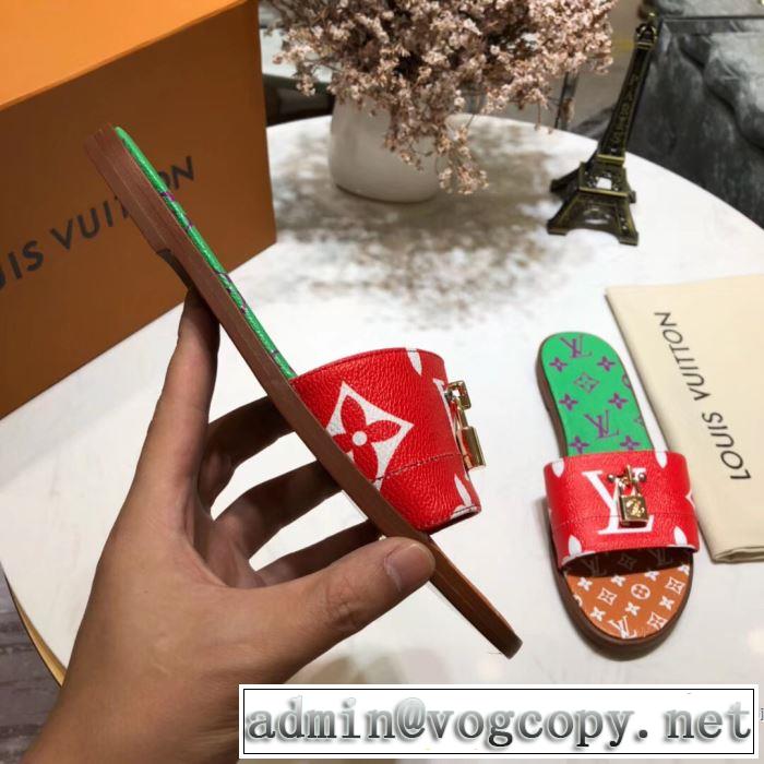 《2019年》今、注目のストリート ルイ ヴィトン LOUIS VUITTON スリッパ 3色可選 魅力的なカラー使い