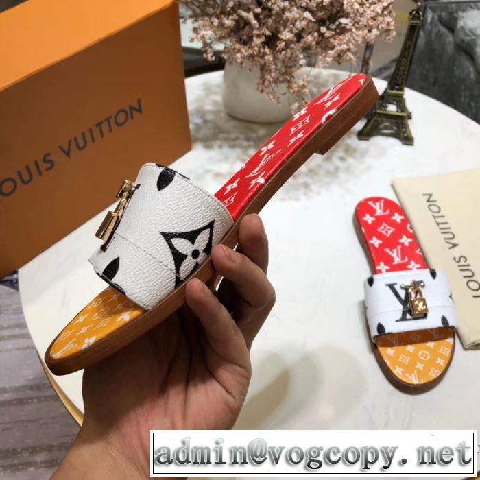 《2019年》今、注目のストリート ルイ ヴィトン LOUIS VUITTON スリッパ 3色可選 魅力的なカラー使い