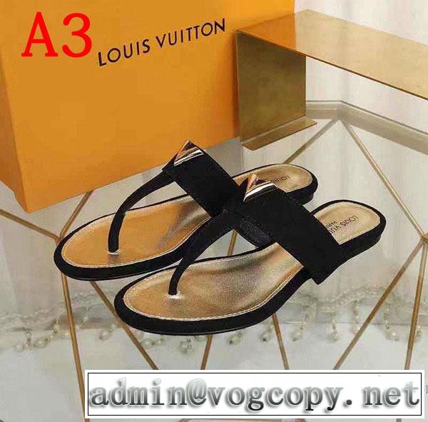 3色可選 サンダル  ルイ ヴィトン LOUIS VUITTON おしゃれな夏ファッション2019 特に夏は人気アイテム