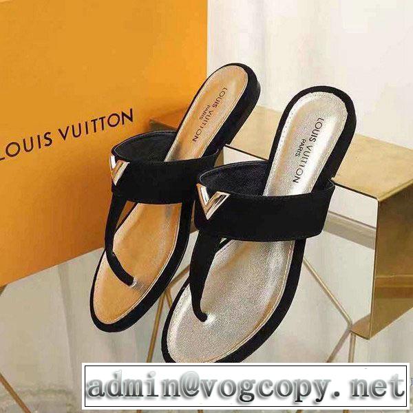 3色可選 サンダル  ルイ ヴィトン LOUIS VUITTON おしゃれな夏ファッション2019 特に夏は人気アイテム