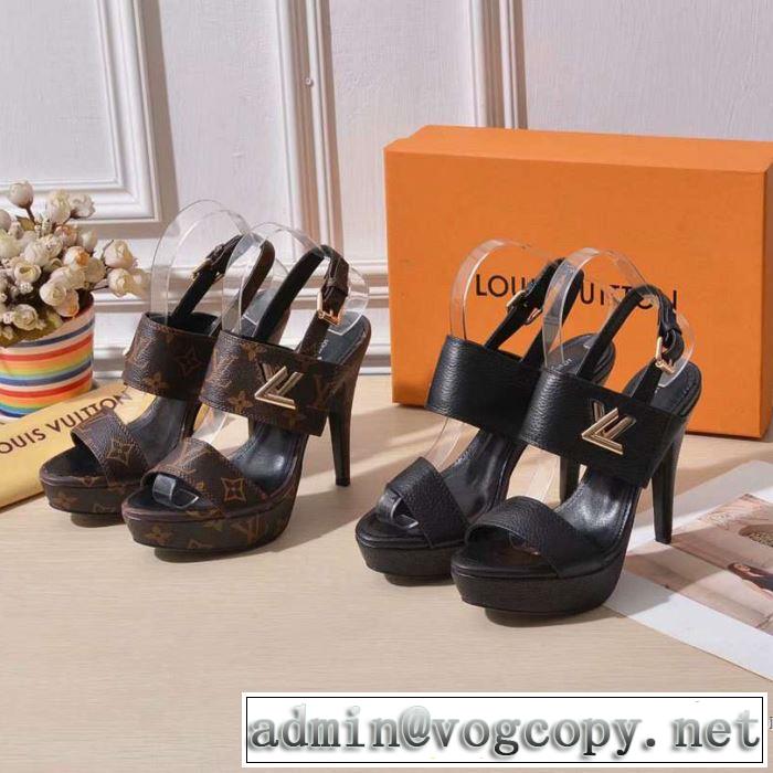 季節感をプラス人気商品 2019夏ファション新品 ルイ ヴィトン LOUIS VUITTON サンダル 2色可選