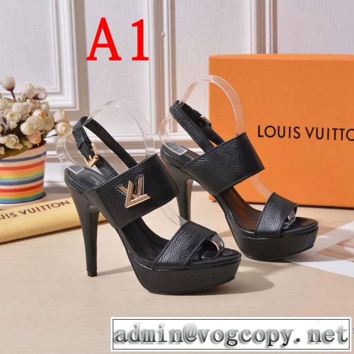 季節感をプラス人気商品 2019夏ファション新品 ルイ ヴィトン LOUIS VUITTON サンダル 2色可選
