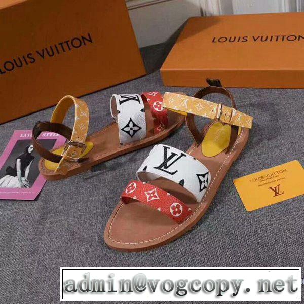 今季トレンドの限定アイテム 2019夏ファション新品 ルイ ヴィトン LOUIS VUITTON サンダル 2色可選