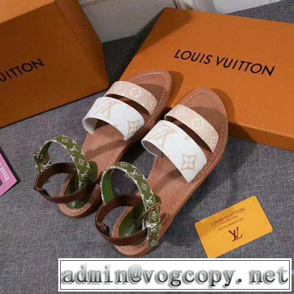 今季トレンドの限定アイテム 2019夏ファション新品 ルイ ヴィトン LOUIS VUITTON サンダル 2色可選