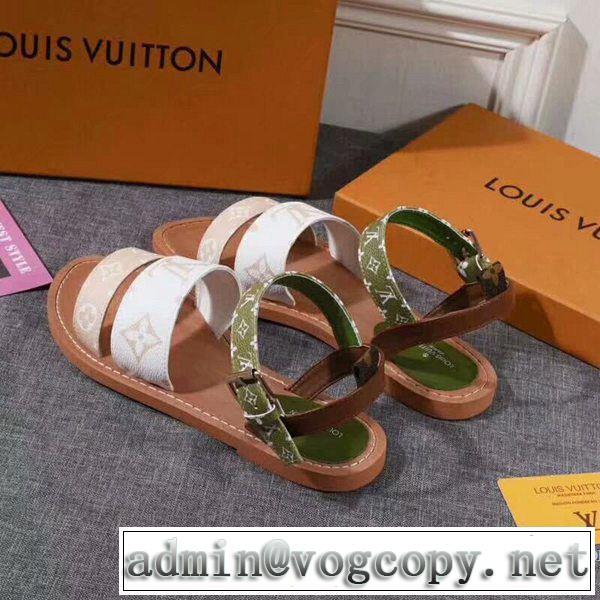 今季トレンドの限定アイテム 2019夏ファション新品 ルイ ヴィトン LOUIS VUITTON サンダル 2色可選