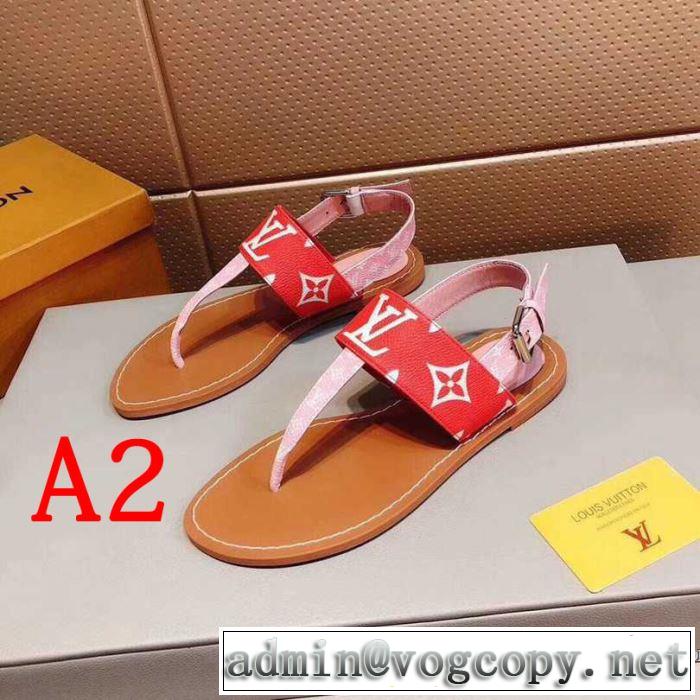 2019春夏の大注目トレンド ルイ ヴィトン LOUIS VUITTON サンダル 3色可選 定番のスタイル春夏限定