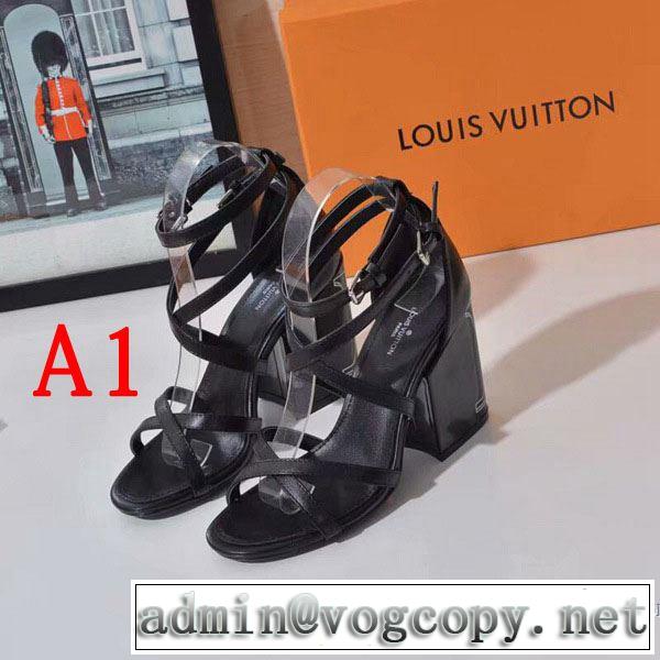 サンダル 2色可選 【2019年】夏のファッション 海外セレブは大人気 ルイ ヴィトン LOUIS VUITTON
