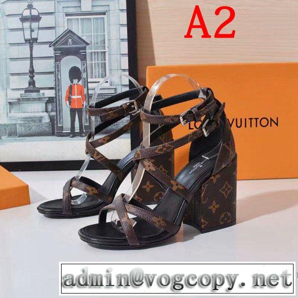 サンダル 2色可選 【2019年】夏のファッション 海外セレブは大人気 ルイ ヴィトン LOUIS VUITTON