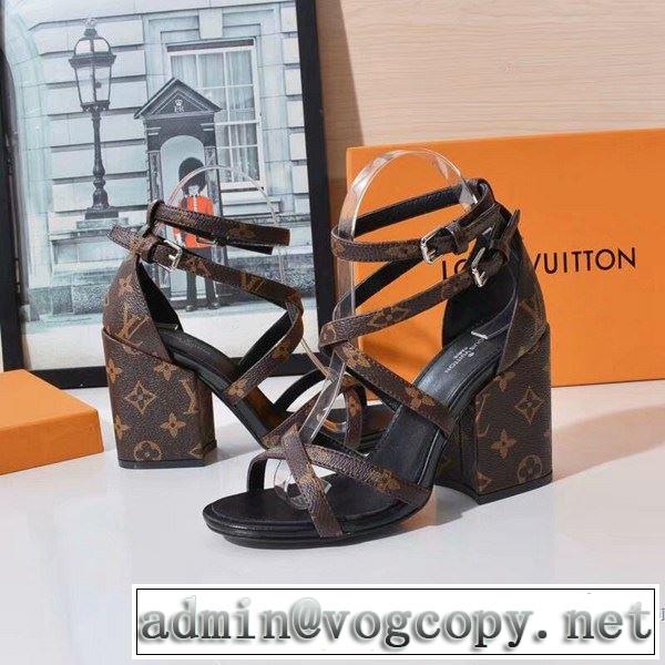 サンダル 2色可選 【2019年】夏のファッション 海外セレブは大人気 ルイ ヴィトン LOUIS VUITTON