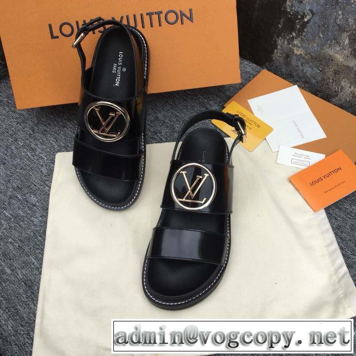 2色可選 サンダル 今年春夏ファション流行り 2019春夏も引き続きトレンド ルイ ヴィトン LOUIS VUITTON