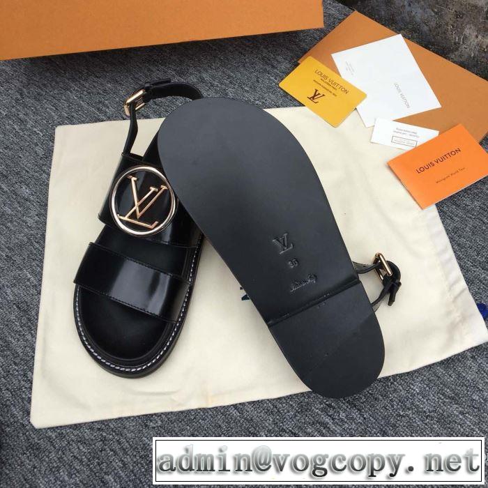 2色可選 サンダル 今年春夏ファション流行り 2019春夏も引き続きトレンド ルイ ヴィトン LOUIS VUITTON