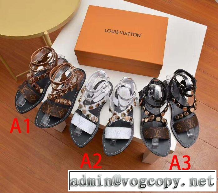 暑い今こそ活躍させたい！ 2019春夏のトレンド新商品 ルイ ヴィトン LOUIS VUITTON サンダル 3色可選