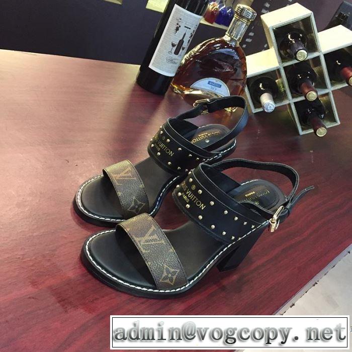2019春夏人気トレンドアイテム ルイ ヴィトン LOUIS VUITTON サンダル 2色可選 人気夏ファションおすすめ