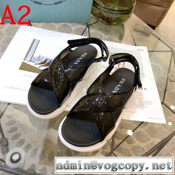 プラダ PRADA サンダル 多色可選 2019春夏トレンドアイテム おしゃれデザインも大人気
