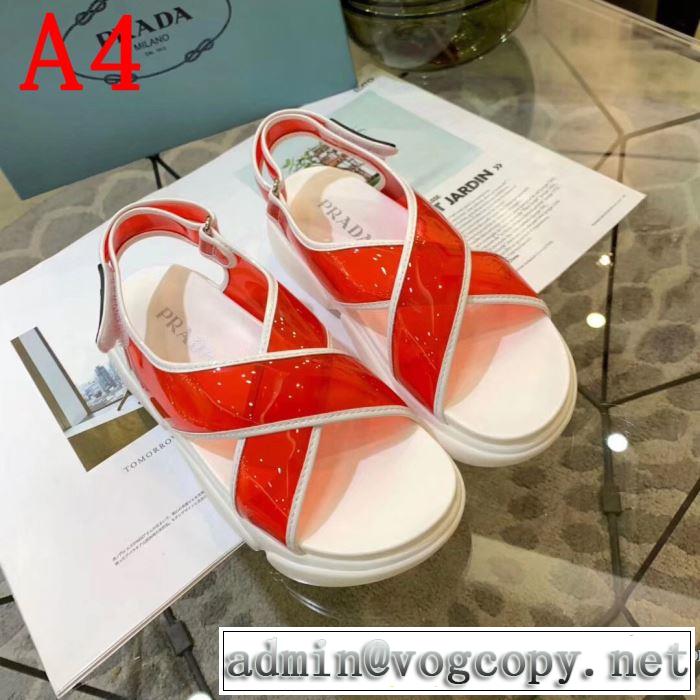 プラダ PRADA サンダル 多色可選 2019春夏トレンドアイテム おしゃれデザインも大人気