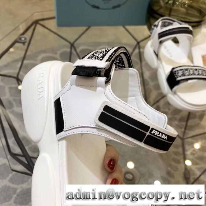 2019SSのトレンド商品  人気ストリートブランド新品プラダ PRADA サンダル 2色可選