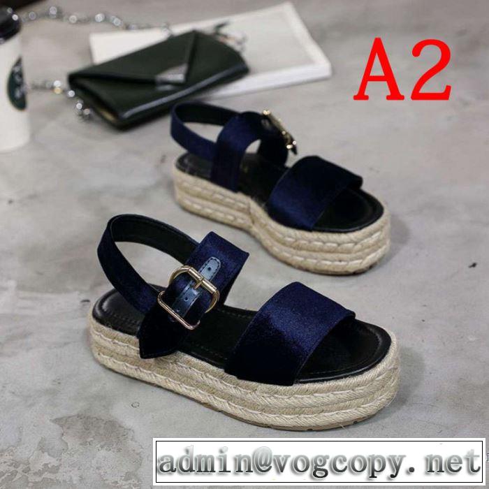 夏に良く似合うちょっと新品 プラダ PRADA サンダル 4色可選 2019春夏人気トレンドアイテム