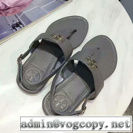 サンダル 4色可選 トリー バーチ Tory Burch 2019春夏トレンドアイテム 春夏！大人カジュアル
