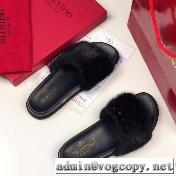 ヴァレンティノ VALENTINO スリッパ 3色可選 2019春夏の大注目トレンド 春夏らしい爽やかさ