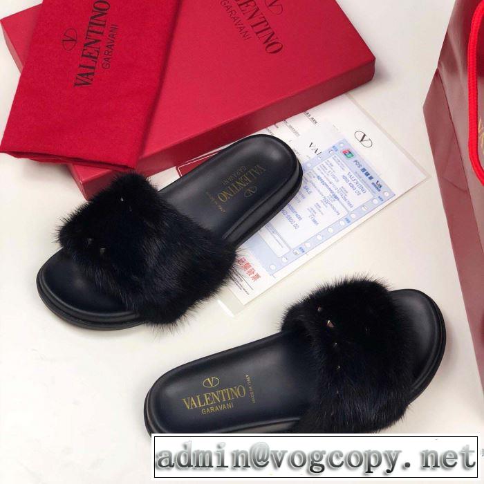 ヴァレンティノ VALENTINO スリッパ 3色可選 2019春夏の大注目トレンド 春夏らしい爽やかさ