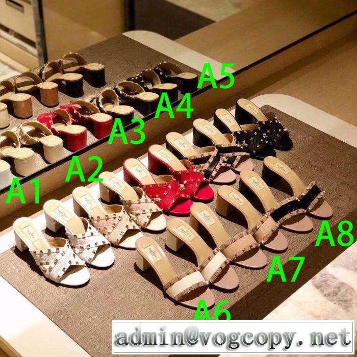 2019年最新ファッショ 大人の可愛さを引き立て ヴァレンティノ VALENTINO スリッパ 多色可選