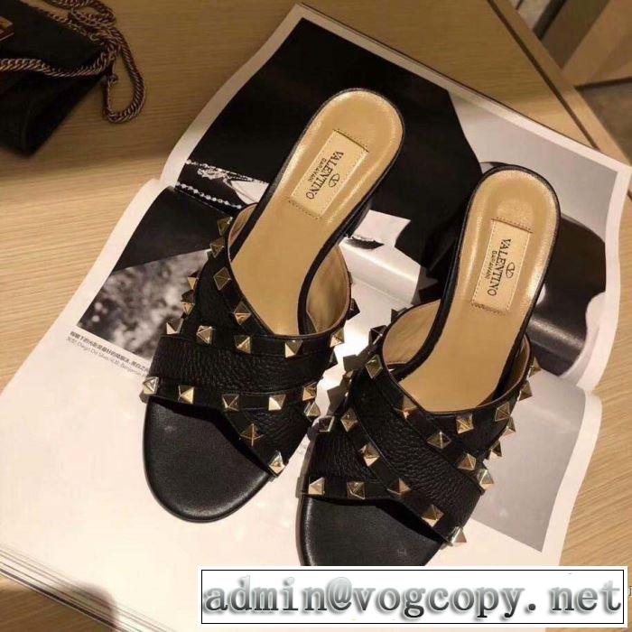 2019年最新ファッショ 大人の可愛さを引き立て ヴァレンティノ VALENTINO スリッパ 多色可選