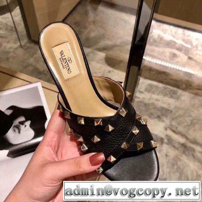 2019年最新ファッショ 大人の可愛さを引き立て ヴァレンティノ VALENTINO スリッパ 多色可選