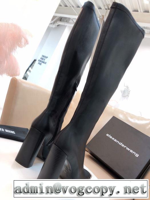 レザーブーツ 2019トレンド秋冬おすすめ安い アレキサンダーワン ALEXANDER WANG 秋冬にお世話になる定番 優しいのに存在感