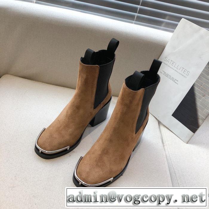 2色可選 アレキサンダーワン ALEXANDER WANG 2020秋冬流行ファション  最高にCOOL秋冬新作 レザーブーツ 秋冬から人気継続中