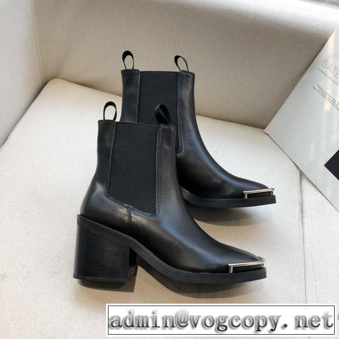 2色可選 アレキサンダーワン ALEXANDER WANG 2020秋冬流行ファション  最高にCOOL秋冬新作 レザーブーツ 秋冬から人気継続中
