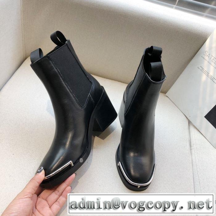 2色可選 アレキサンダーワン ALEXANDER WANG 2020秋冬流行ファション  最高にCOOL秋冬新作 レザーブーツ 秋冬から人気継続中