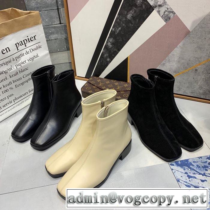 2色可選 トレンド入り確実最新コレクション レザーブーツ アレキサンダーワン 2019年秋冬に欠かせない ALEXANDER WANG